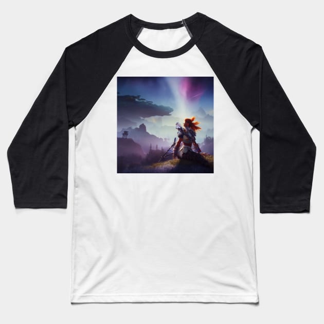 Horizon Zero Dawn 004 Baseball T-Shirt by Beastlykitty